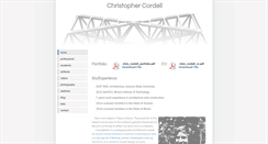 Desktop Screenshot of cwcordell.com